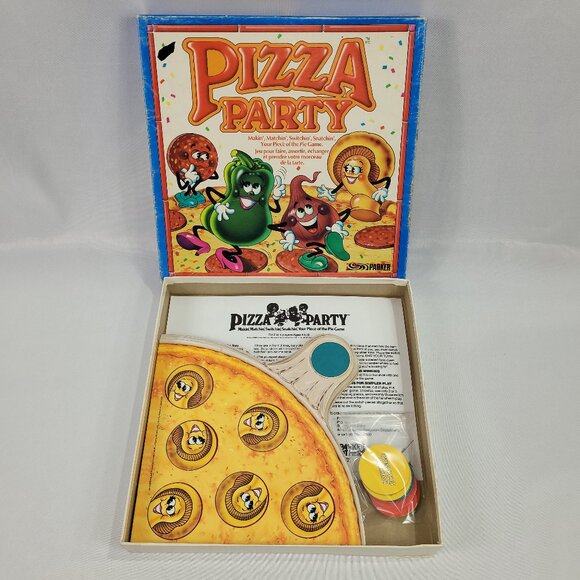 Pizza Party 1987 Vintage 100% Complete Board Game by Parker Brothers - Picture 1 of 1